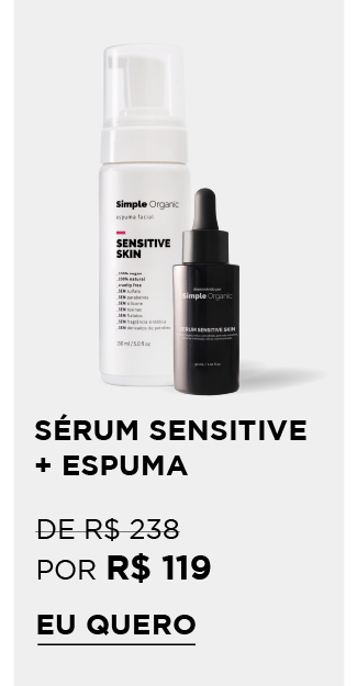 sérum e espuma control