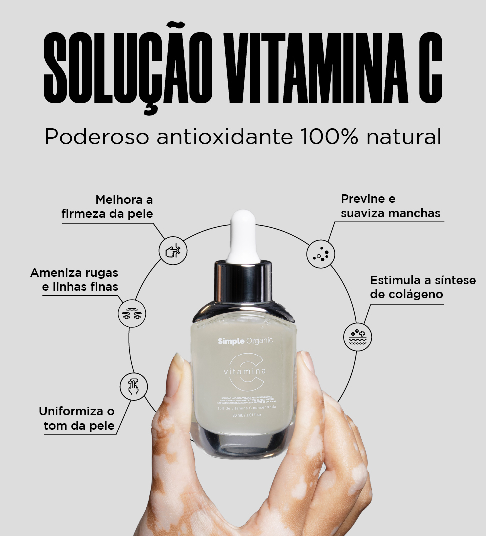 SOLUÇÃO VITAMINA C PELA METADE DO PREÇO